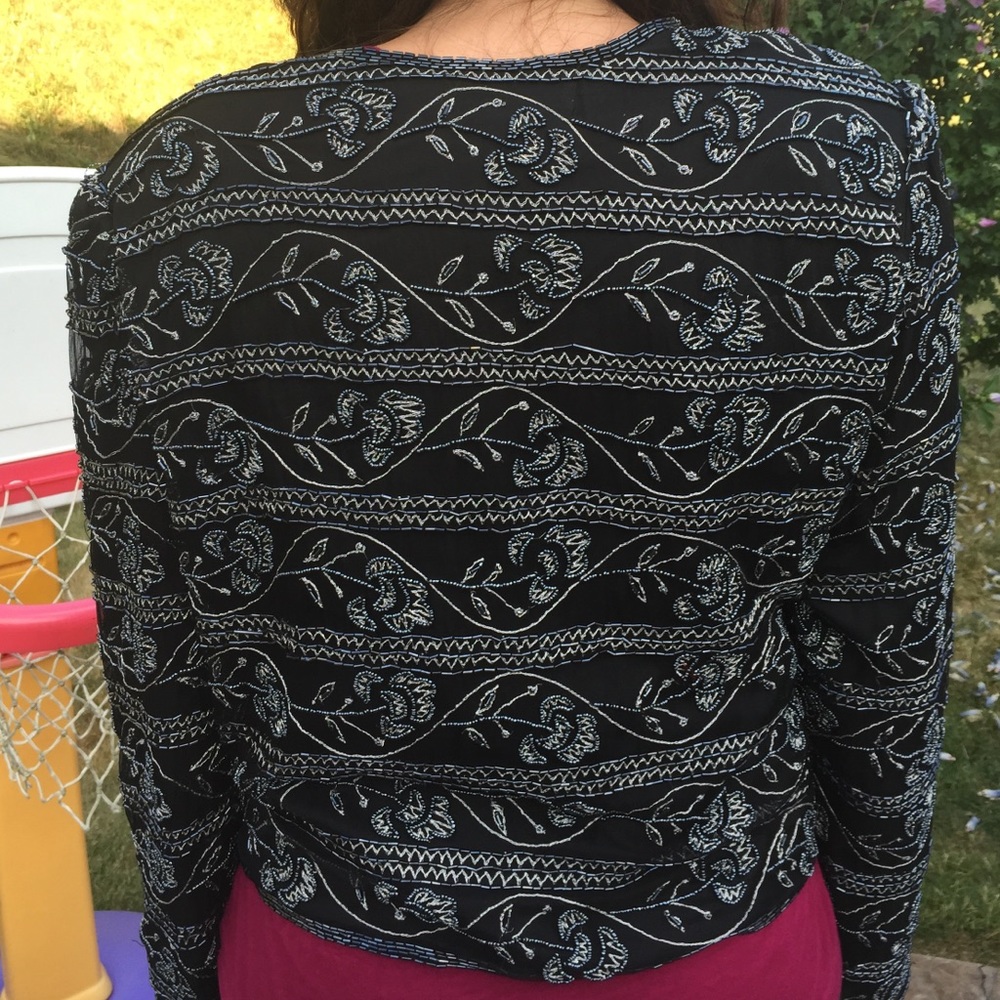 Beaded evening jacket - Picture 2 of 2